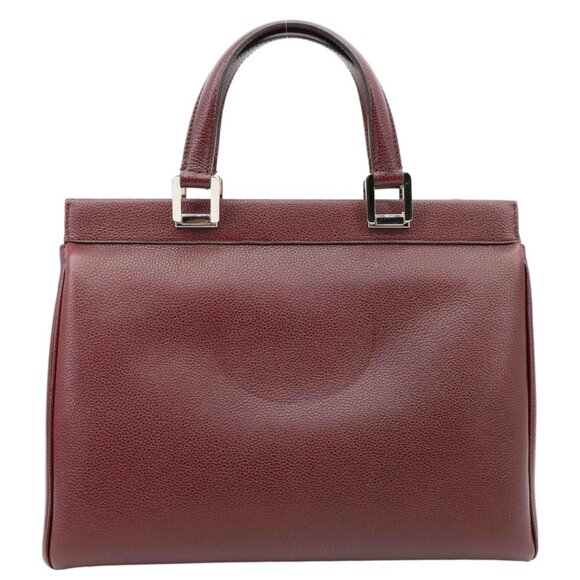 Gucci Zumi Medium Leather Top Handle Shoulder Bag Burgundy 564714 - Picture 3 of 12